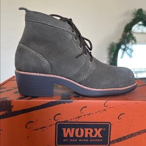 Worx‎ by Red Wing Steel Toe Chukka Boots Lace Up 5124 size 5